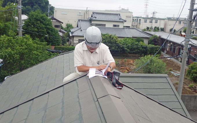 雨樋の破損変形調査 （建物損傷事故